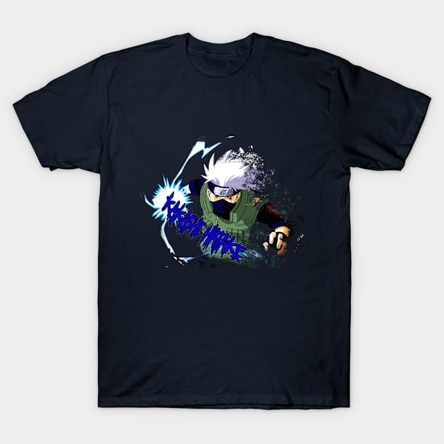 Kakashi Hatake Disintegration T-Shirt by Ljskatergirl